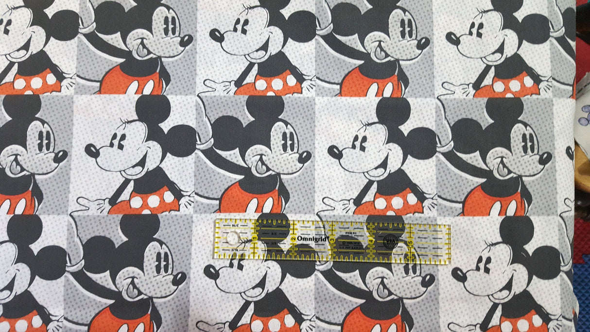 Quilting Cotton Disney Mickey and Minnie Blocks