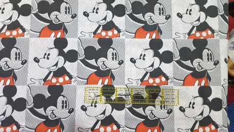 Quilting Cotton Disney Mickey and Minnie Blocks