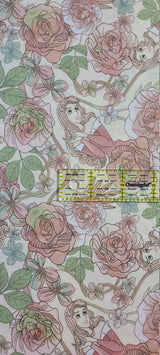 Quilting Cotton Disney Princess Floral Fabric