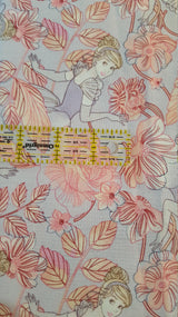 Quilting Cotton Disney Princess Floral Fabric