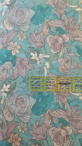 Quilting Cotton Disney Princess Floral Fabric
