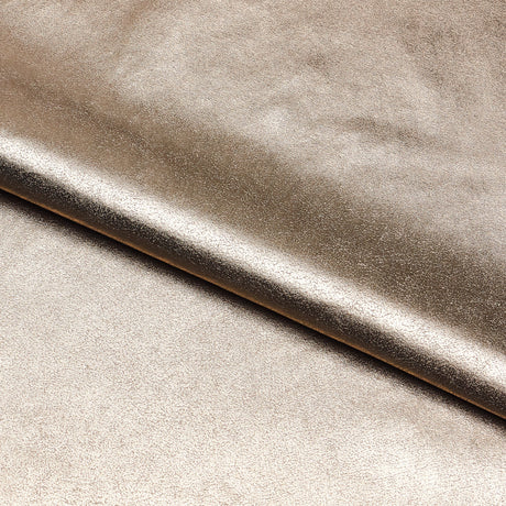Recycled EcoTechFlex Distressed Foiled Spandex Fabric - Distressed Foil, 58" Width (1 Yard)
