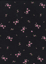 Ditsy Floral 4x2 Yummy Rib Knit Fabric 58/60" Wide