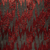 Stretch Mesh Sequin Fabric Black