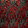 Diva Stretch Mesh Sequin Polyester Spandex Fabric - Black/Gold, Black/Silver, Black/Red, 58/60" Width (1 Yard)