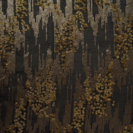 Diva Stretch Mesh Sequin Fabric - Black/Gold, Black/Silver, Black/Red, 58/60" Width (1 Yard)