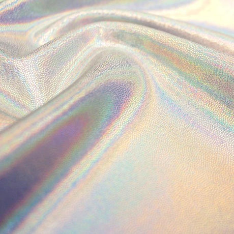 Foiled Spandex Holographic Stretch Fabric