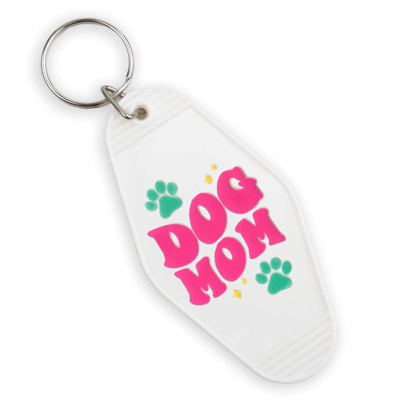 UV DTF Decal - Dog Mom Pink (4 Decals 2")