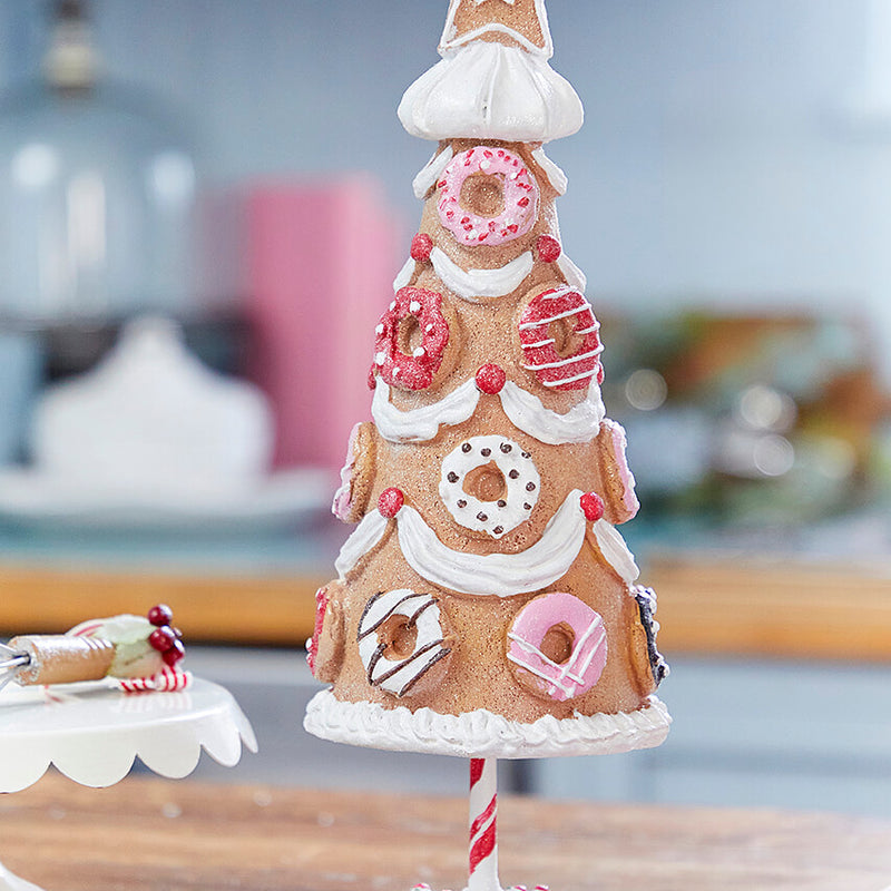 14" Resin Donut Tree