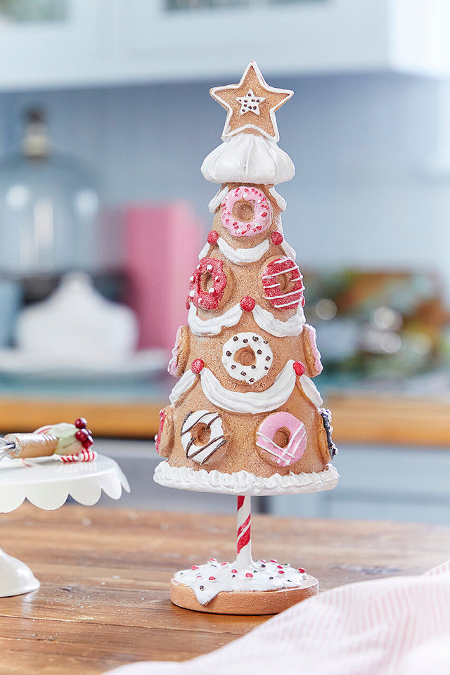 14" Resin Donut Tree