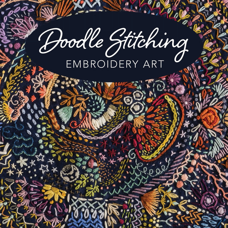 Embroidery Art Book Doodle Stitching