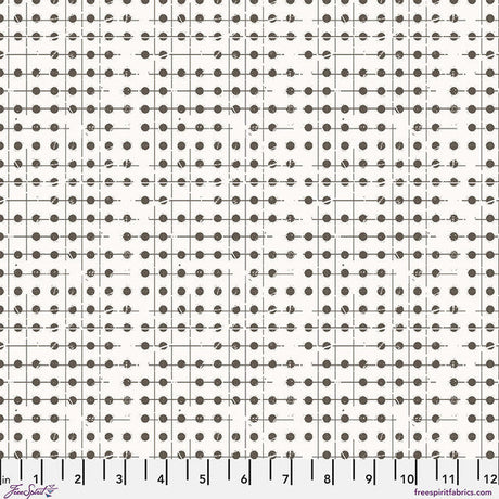 Cotton Print Dot Plot Paper Stamped Fabric 44/45"