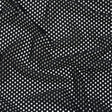 DotFlex Jacquard Stretch Mesh Fabric - Black, 58" Width (1 Yard)