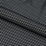 DotFlex Jacquard Stretch Mesh Polyester Spandex Fabric - Black, Jacquard Stretch Mesh, 58" Width (1 Yard)