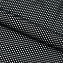 DotFlex Jacquard Stretch Mesh Fabric - Black, 58" Width (1 Yard)
