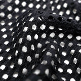 DotFlex Jacquard Stretch Mesh Fabric - Black, 58" Width (1 Yard)