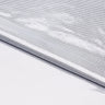 Foiled Spandex Dot Axis White/Silver