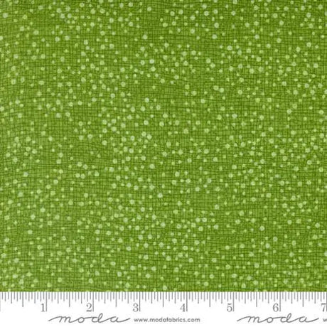 Cotton Print Fabric Dotty Thatched Grass 44/45"