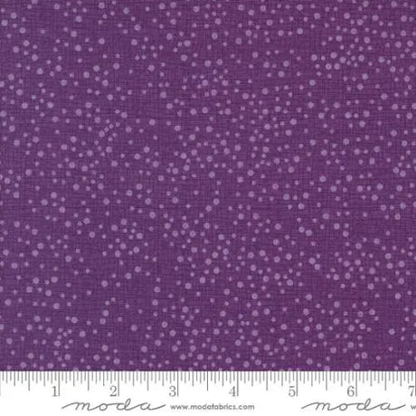 Cotton Print Dotty Thatched Pansy Fabric 44/45" Wide