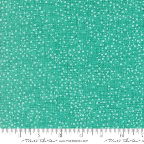 Cotton Fabric Dotty Thatched Surf 44/45"