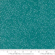 Cotton Print Dotty Thatched Turquoise Fabric