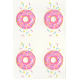 UV DTF Decal - Sprinkled Donut (4 Decals 2")