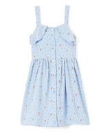 Girl Butterfly Dress - Girls Dress, Butterfly Print, Mint, Blue, Pink (1 Piece)