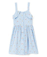 Girl Butterfly Dress Girls Dresses - Blue, Mint, Pink, Buttons Down Front (2-8)