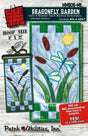 Machine Embroidery Pattern Dragonfly Garden Wall Hanging