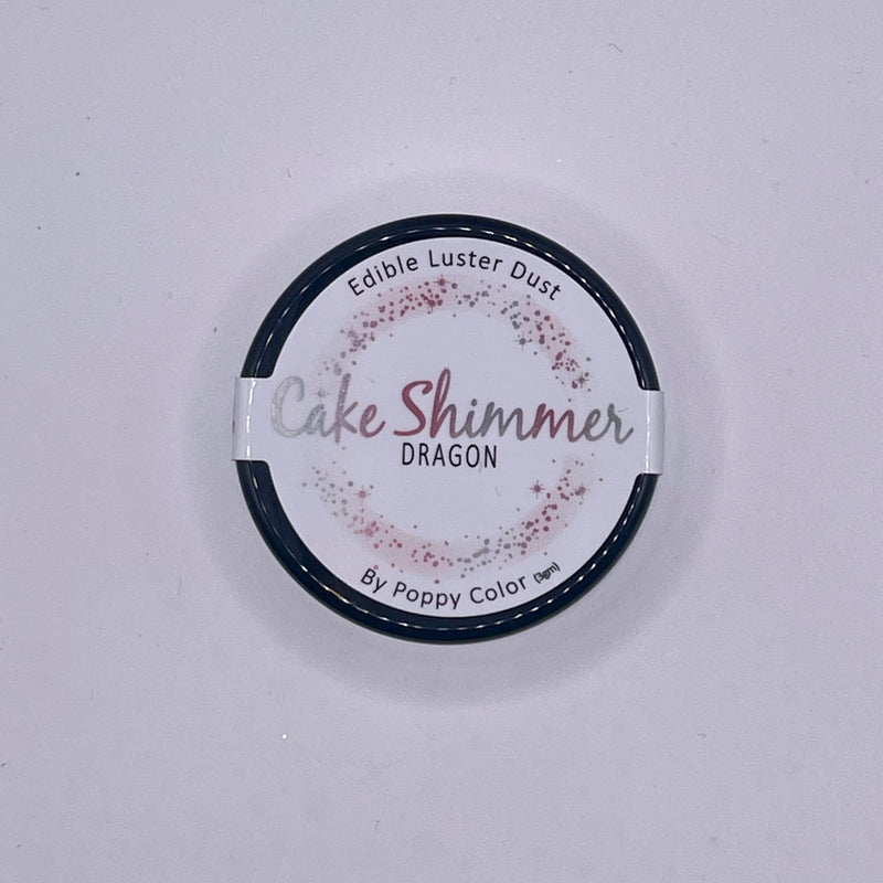 Cake Shimmer Dragon by Poppy Paint – 100% Edible Luster Dust (3g) for Cake Decorating