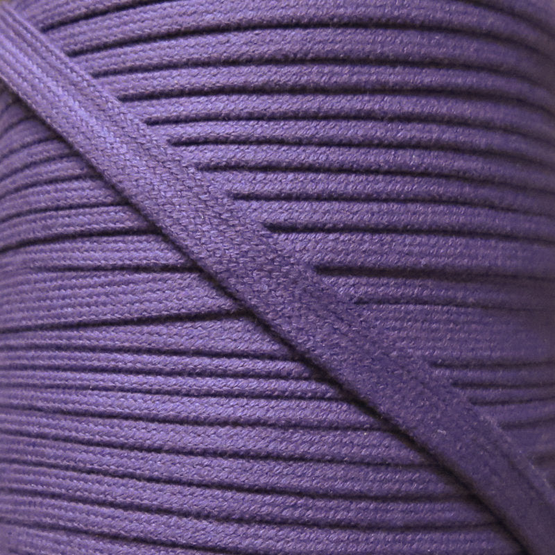 3/8 Cotton Hoodie Drawstring Flat Tape Grape Purple