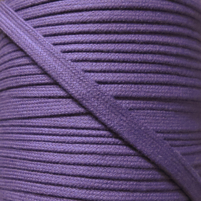 3/8 Cotton Hoodie Drawstring Flat Tape Grape Purple