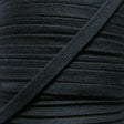 Cotton Hoodie Drawstring Flat Tape Black 3/8"