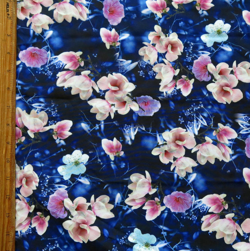 Stretch Boardshort Fabric Dreamy Floral Flow