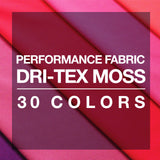 Dri-Tex Moss Polyester Spandex Fabric - Multiple Colors, Solid, 58/60" Width (1 Yard)