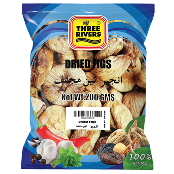 Three Rivers Dried Figs 200 Gm