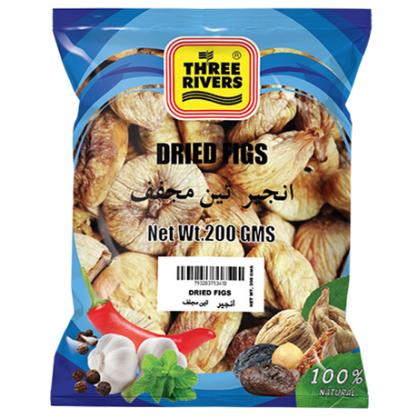 Three Rivers Dried Figs 200 Gm