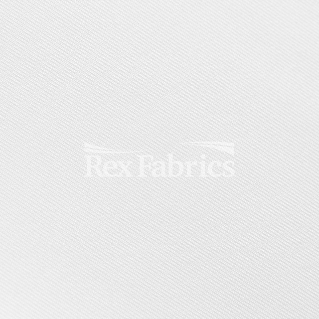 Dri-Tex Heavy Polyester Spandex Fabric - White Solid, 58/60" Width, 300 GSM (1 Yard)