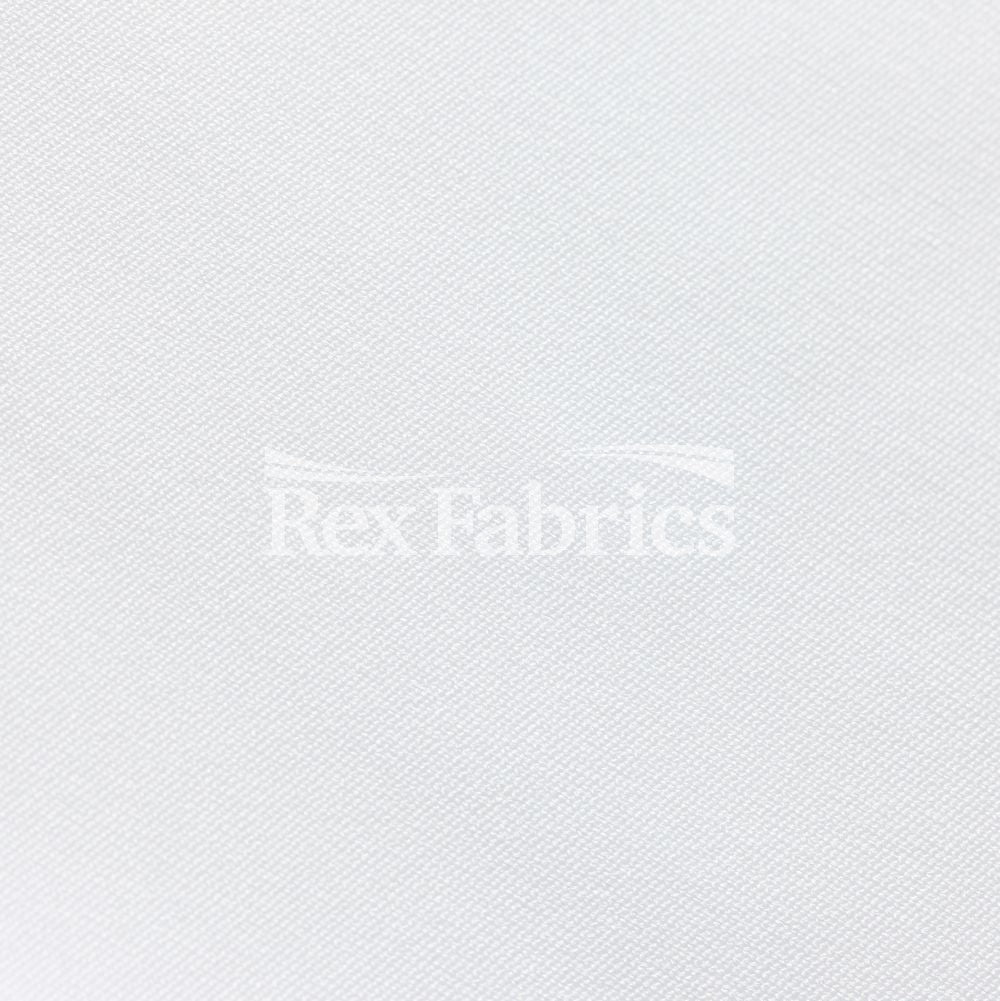 Dri-Tex Ultra Polyester Spandex Fabric - White Solid, 58/60" Width (1 Yard)