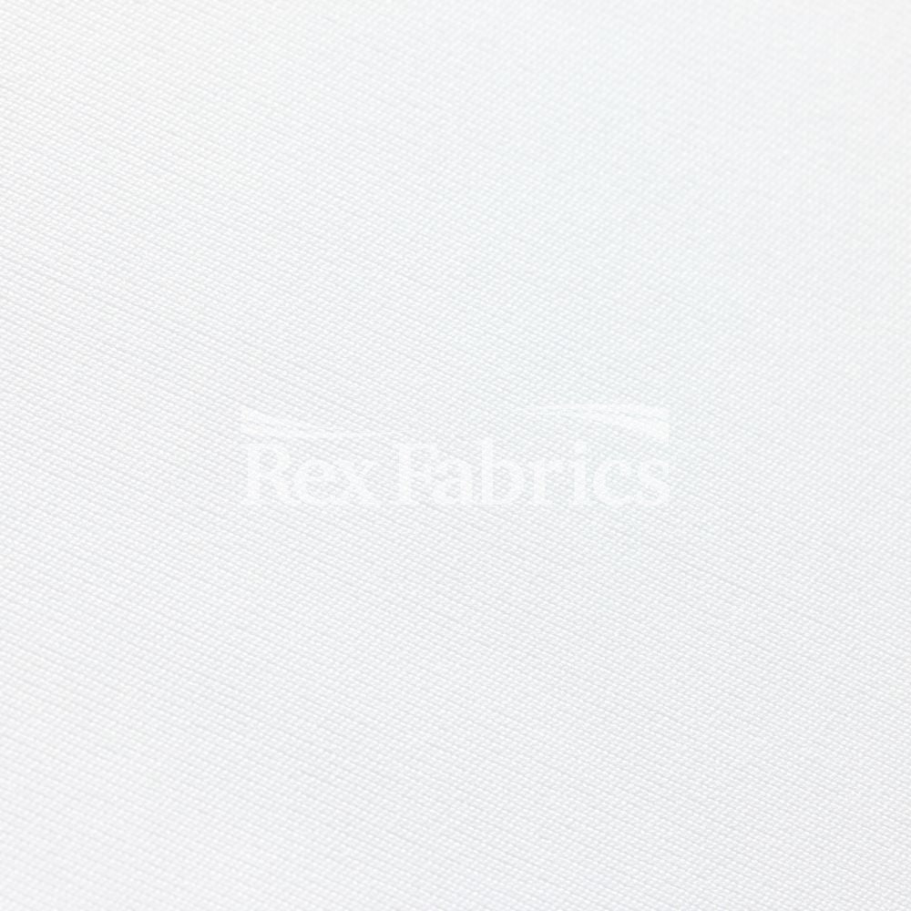 Dri-Tex PFP Polyester Spandex Fabric - White Solid, 58/60" Width, 250 GSM, 4-Way Stretch (1 Yard)