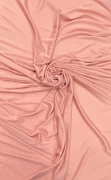 Stretch Lining Polyester Fabric - Dusty Rose, Matte Soft, 60" Width (1 Yard)
