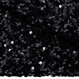 Duchess Stretch Velvet Sequin Polyester Spandex Fabric - Embroidered 3-D Sequins, 46/47" Width (1 Yard)