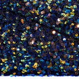 Duchess Stretch Velvet Sequin Polyester Spandex Fabric - Embroidered Sequins, 46/47" Width, 2-Way Stretch (1 Yard)