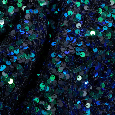 Stretch Velvet Sequin Fabric