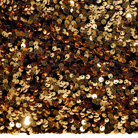Duchess Stretch Velvet Sequin Polyester Spandex Fabric - Embroidered 3-D Sequins, 46/47" Width (1 Yard)