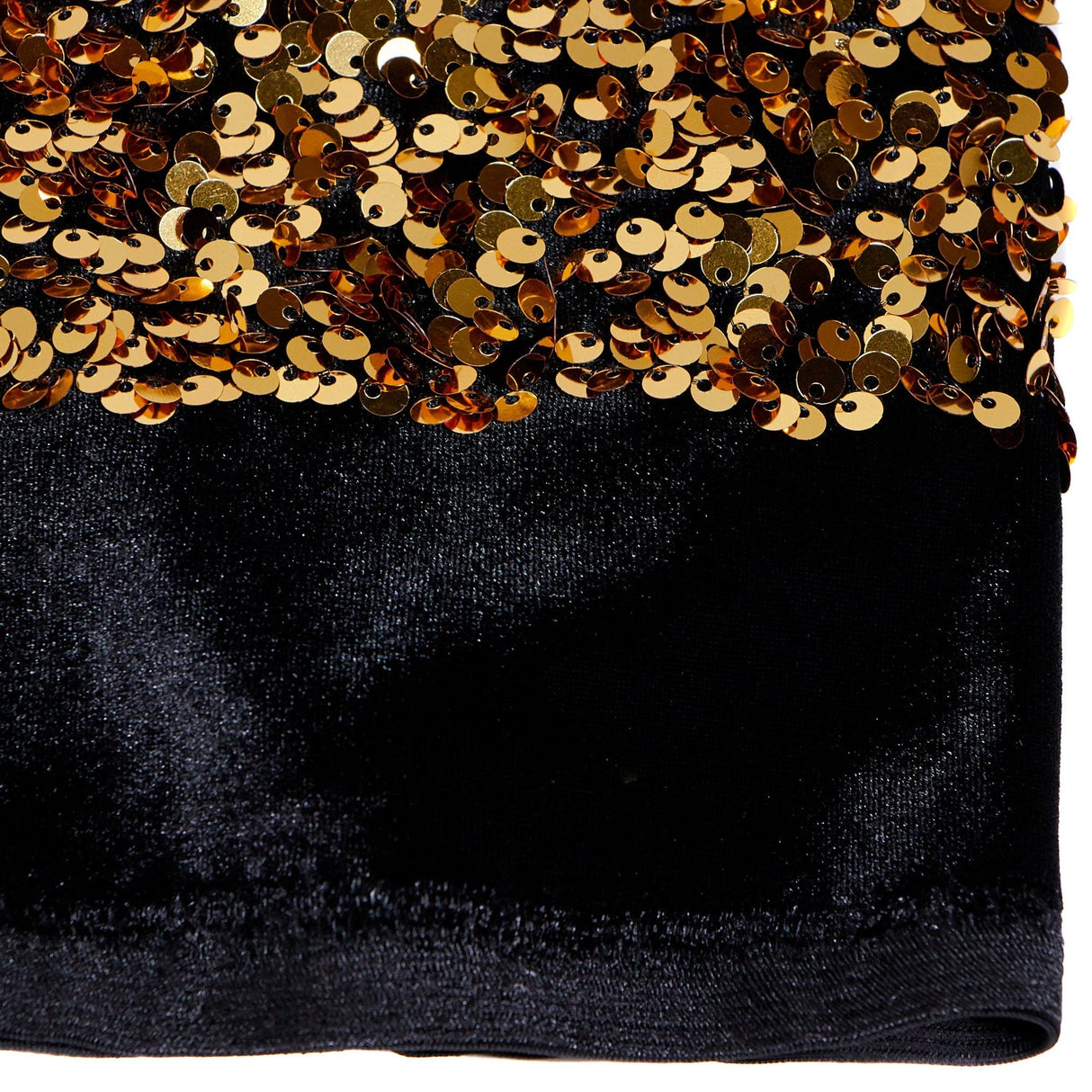 Duchess Stretch Velvet Sequin Polyester Spandex Fabric - Embroidered Sequins, 46/47" Width, 2-Way Stretch (1 Yard)