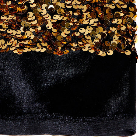Stretch Velvet Sequin Fabric