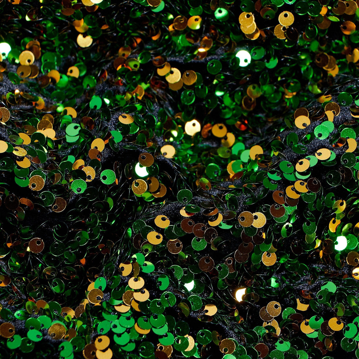 Duchess Stretch Velvet Sequin Polyester Spandex Fabric - Embroidered Sequins, 46/47" Width, 2-Way Stretch (1 Yard)