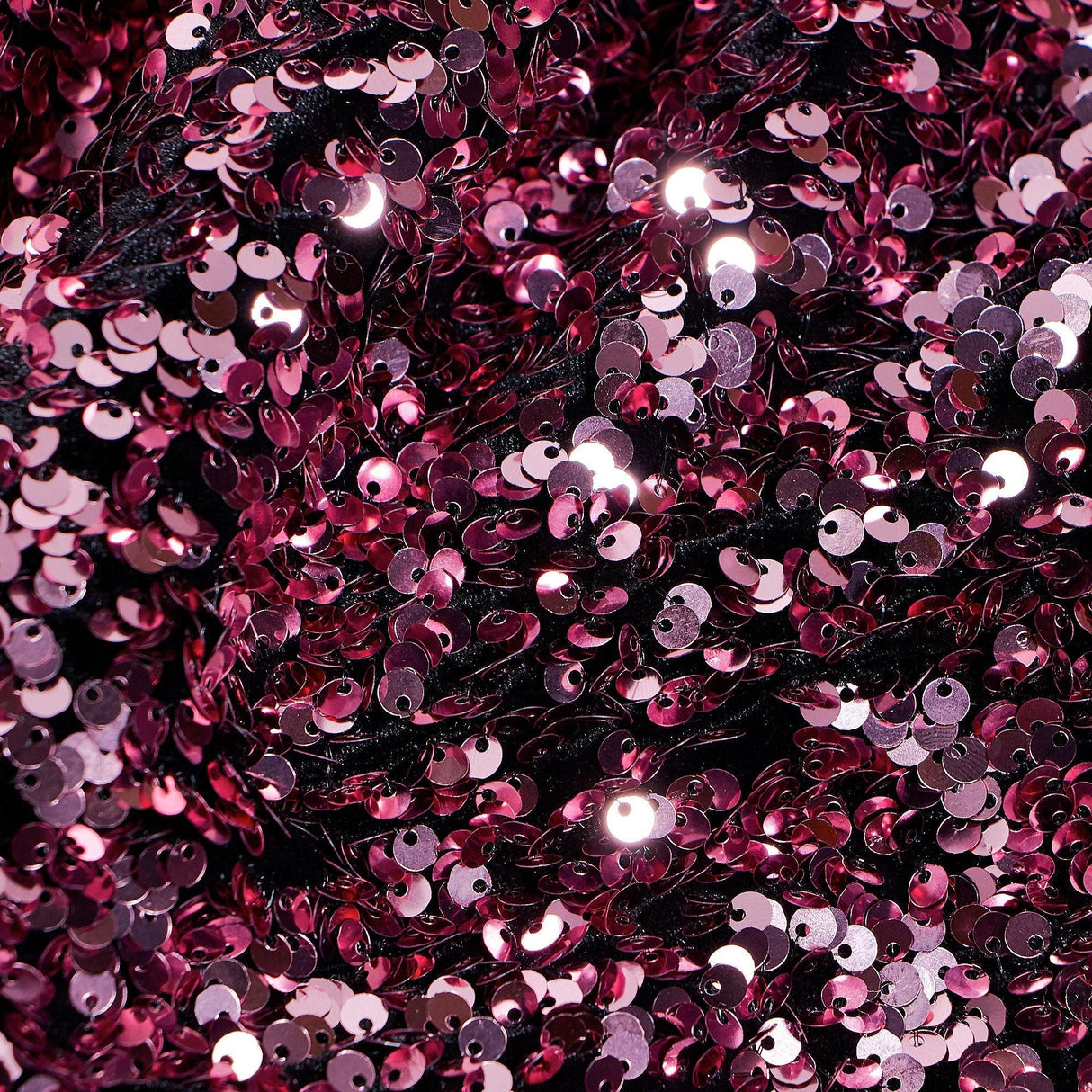Stretch Velvet Sequin Fabric