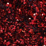 Duchess Stretch Velvet Sequin Polyester Spandex Fabric - Embroidered 3-D Sequins, 46/47" Width (1 Yard)